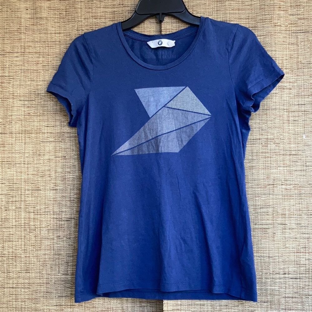 BMW cotton tee shirt color navy